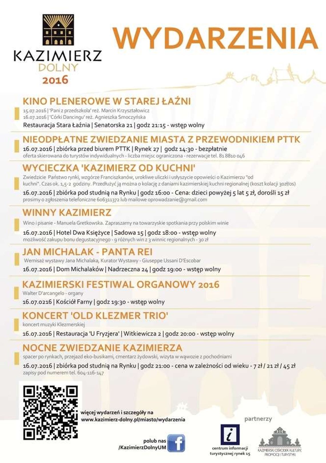 Co w weekend w Kazimierzu? Lista imprez