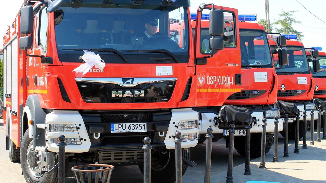 Coraz więcej OSP z woj. lubelskiego dołącza do Krajowego Systemu Ratowniczo-Gaśniczego