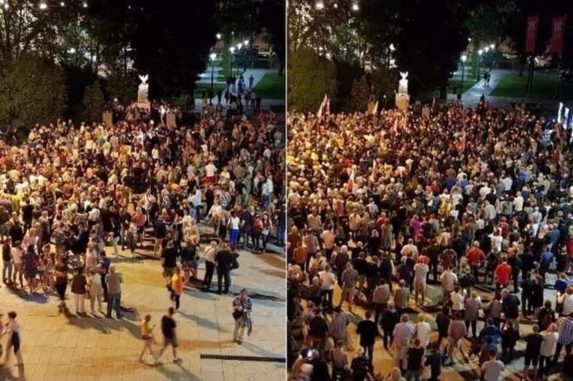 Coraz więcej protestujących przeciwko zmianom w sądach. Dzisiaj kolejna manifestacja