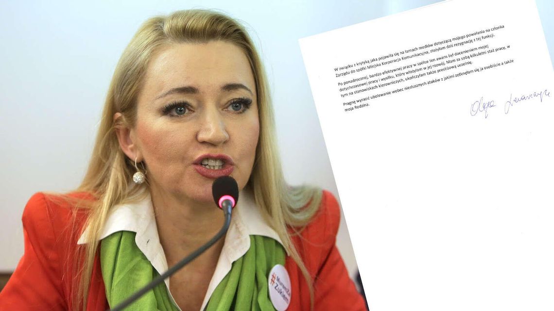 Córka radnej Marty Wcisło wydała oświadczenie ws. swojej posady w miejskiej spółce Córka radnej Marty Wcisło wydała oświadczenie ws. swojej posady w miejskiej spółce