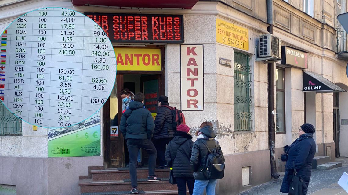 Coś się ruszyło w sprawie hrywny. Lubelskie kantory płacą więcej