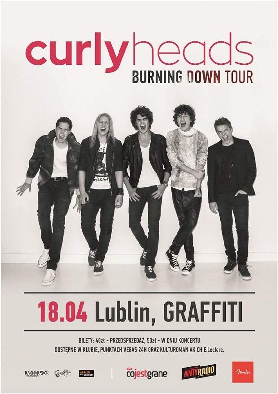 Curly Heads, czyli Dawid Podsiadło z zespołem w Graffiti