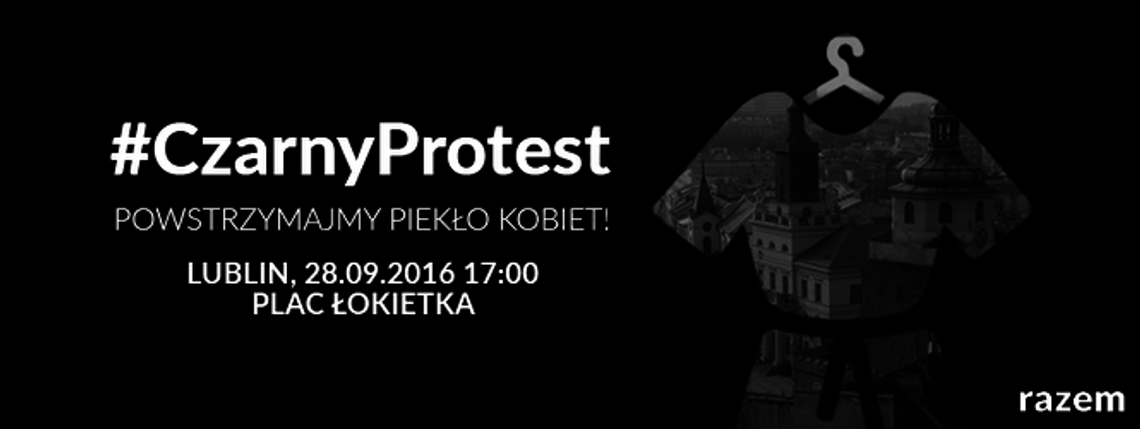 Czarny protest w środę w Lublinie