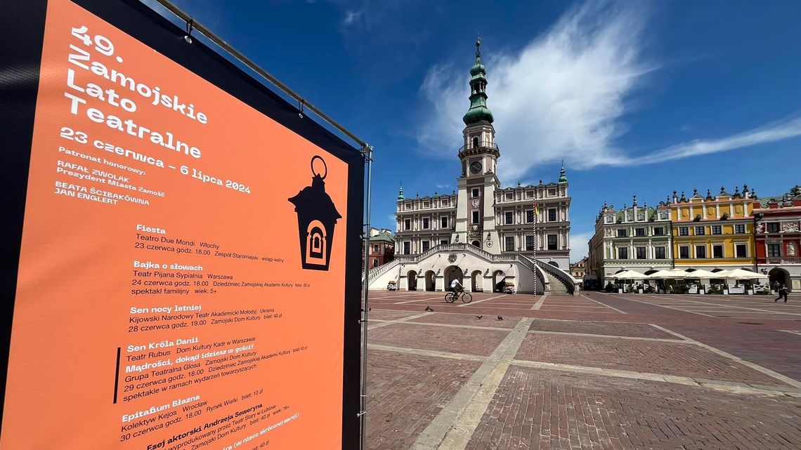 Czas zacząć Zamojskie Lato Teatralne 2024. To już dzisiaj