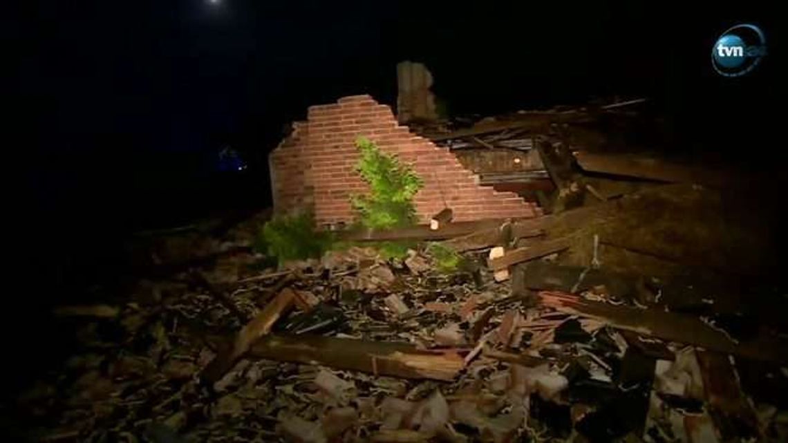 "Czegoś takiego nie widziałam". Zniszczenia po burzach na Opolszczyźnie