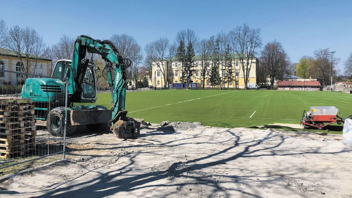 Czekają na pierwszy mecz na nowym boisku w Opolu Lubelskim