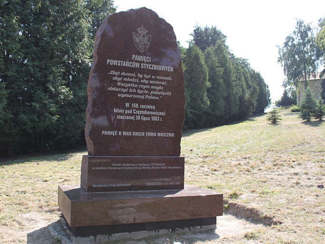 Częstoborowice: Odsłonią pomnik powstańców styczniowych