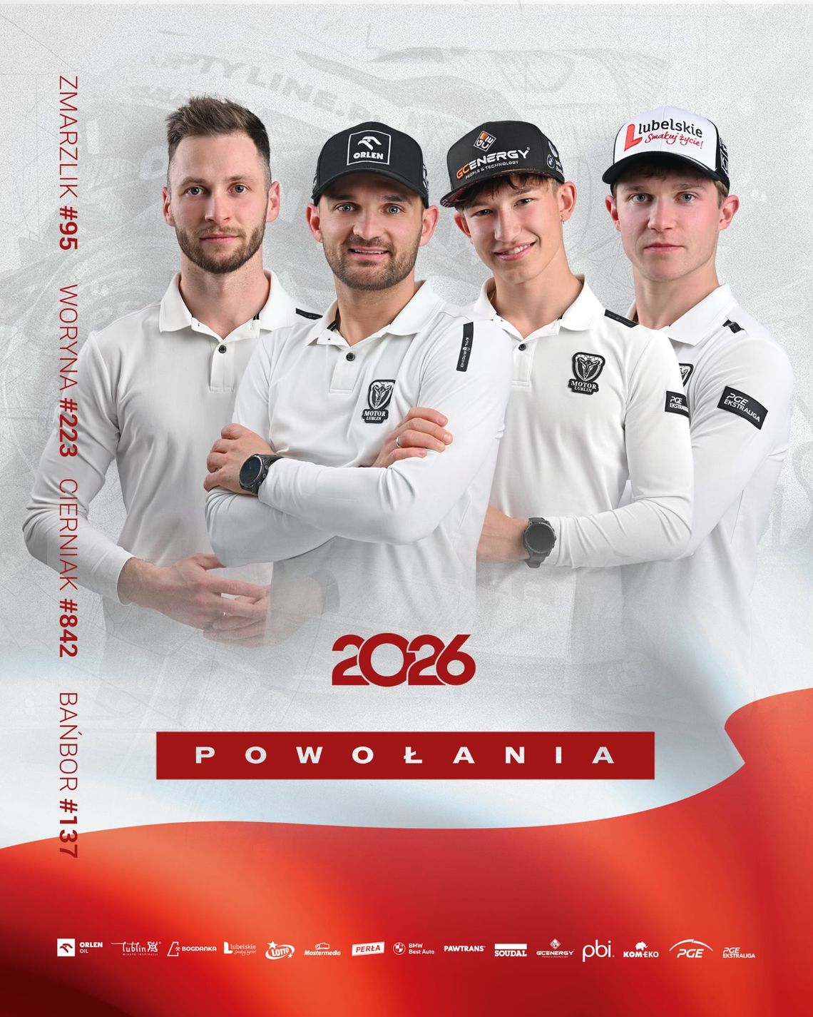 Czterech żużlowców Orlen Oil Motoru Lublin powołanych do reprezentacji Polski Czterech żużlowców Orlen Oil Motoru Lublin powołanych do reprezentacji Polski