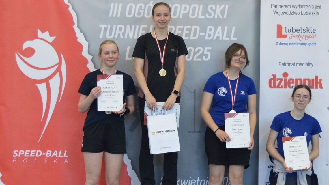 Cztery medale dla Lublina podczas III Ogólnopolskiego Turnieju Speed-ball Lublin 2025