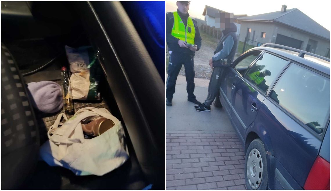 Cztery promile we krwi, a dwójka dzieci w aucie Cztery promile we krwi, a dwójka dzieci w aucie