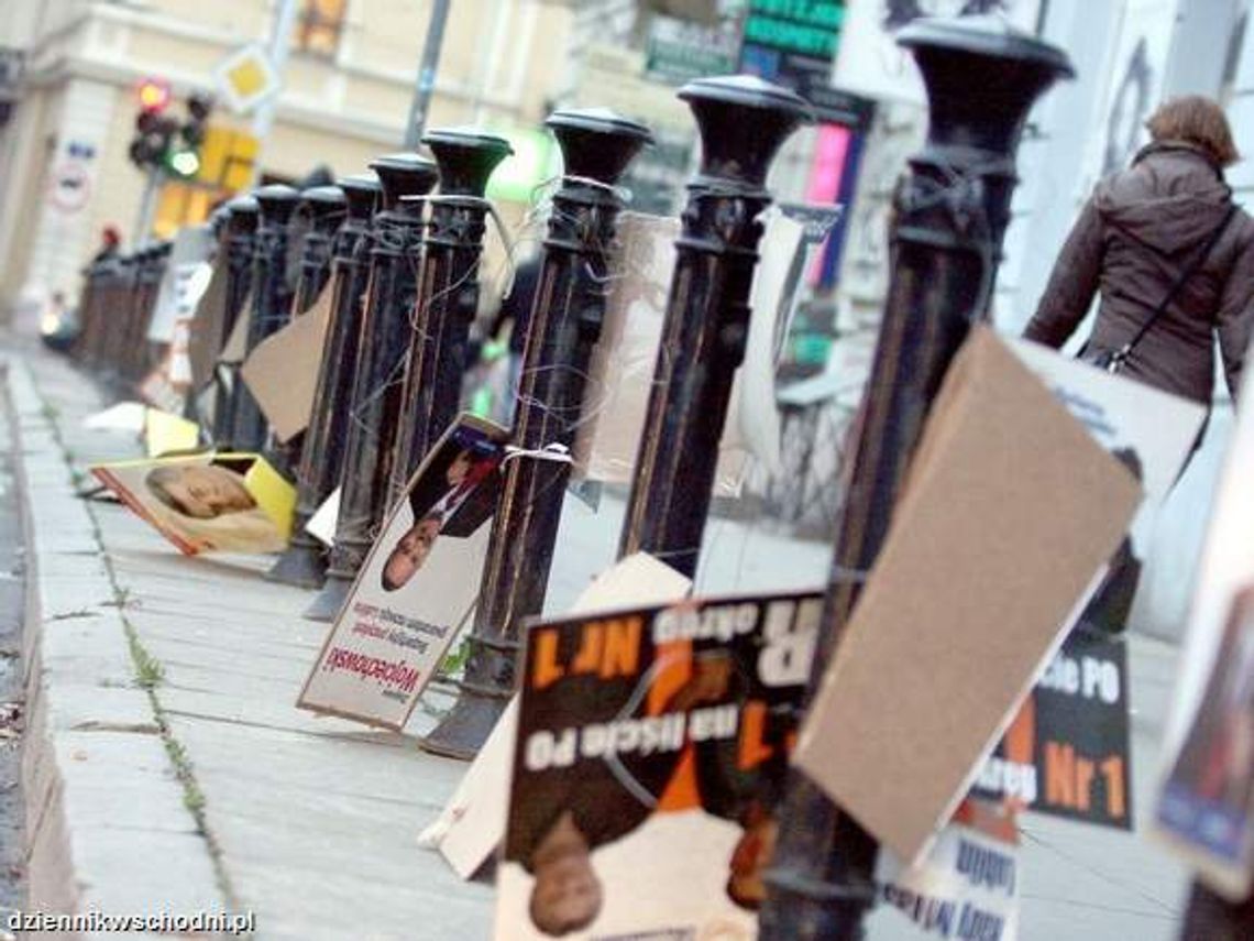 Czyste wybory w Lublinie bez plakatów