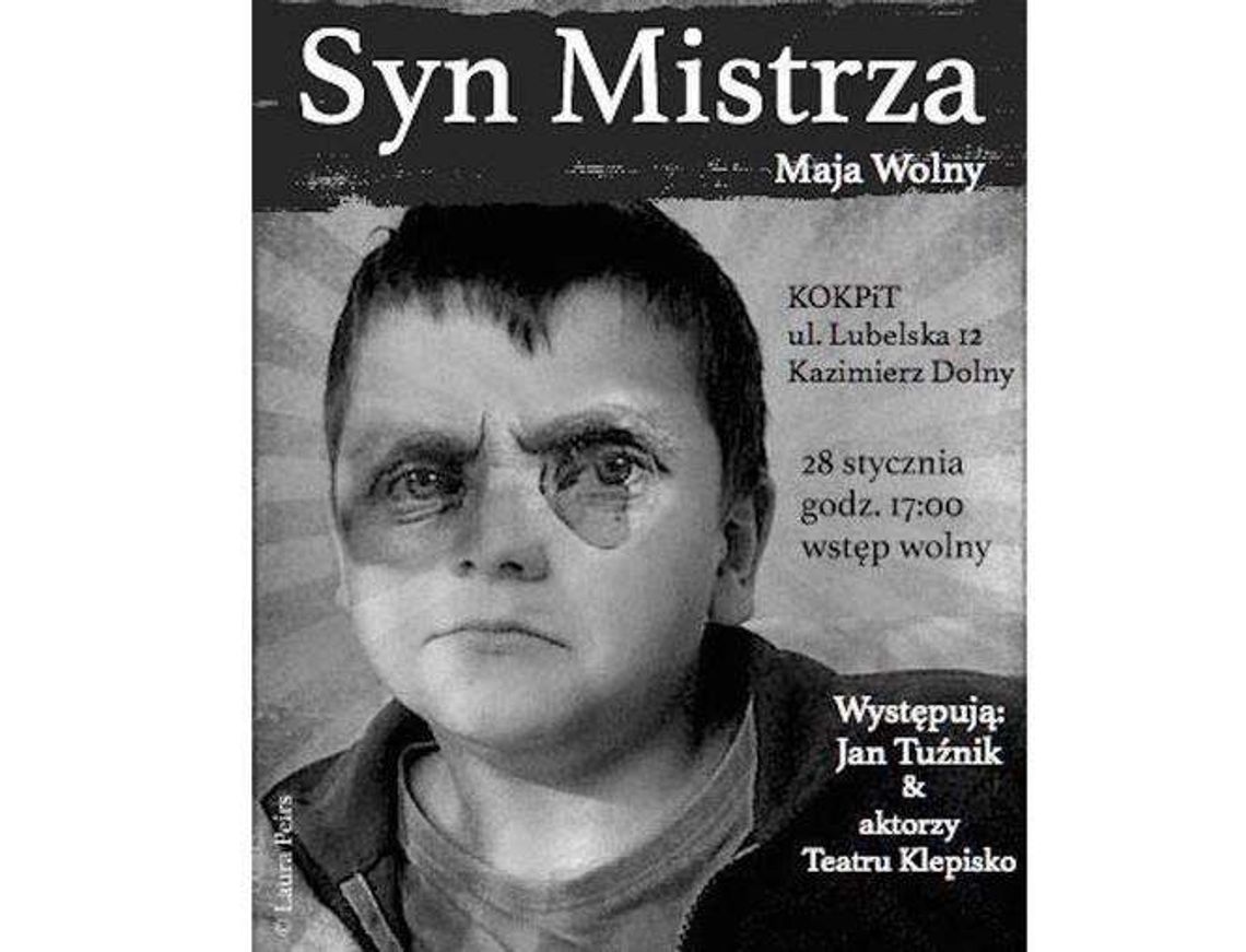 Czytanie sceniczne sztuki Mai Wolny "Syn Mistrza" w Kazimierzu Dolnym