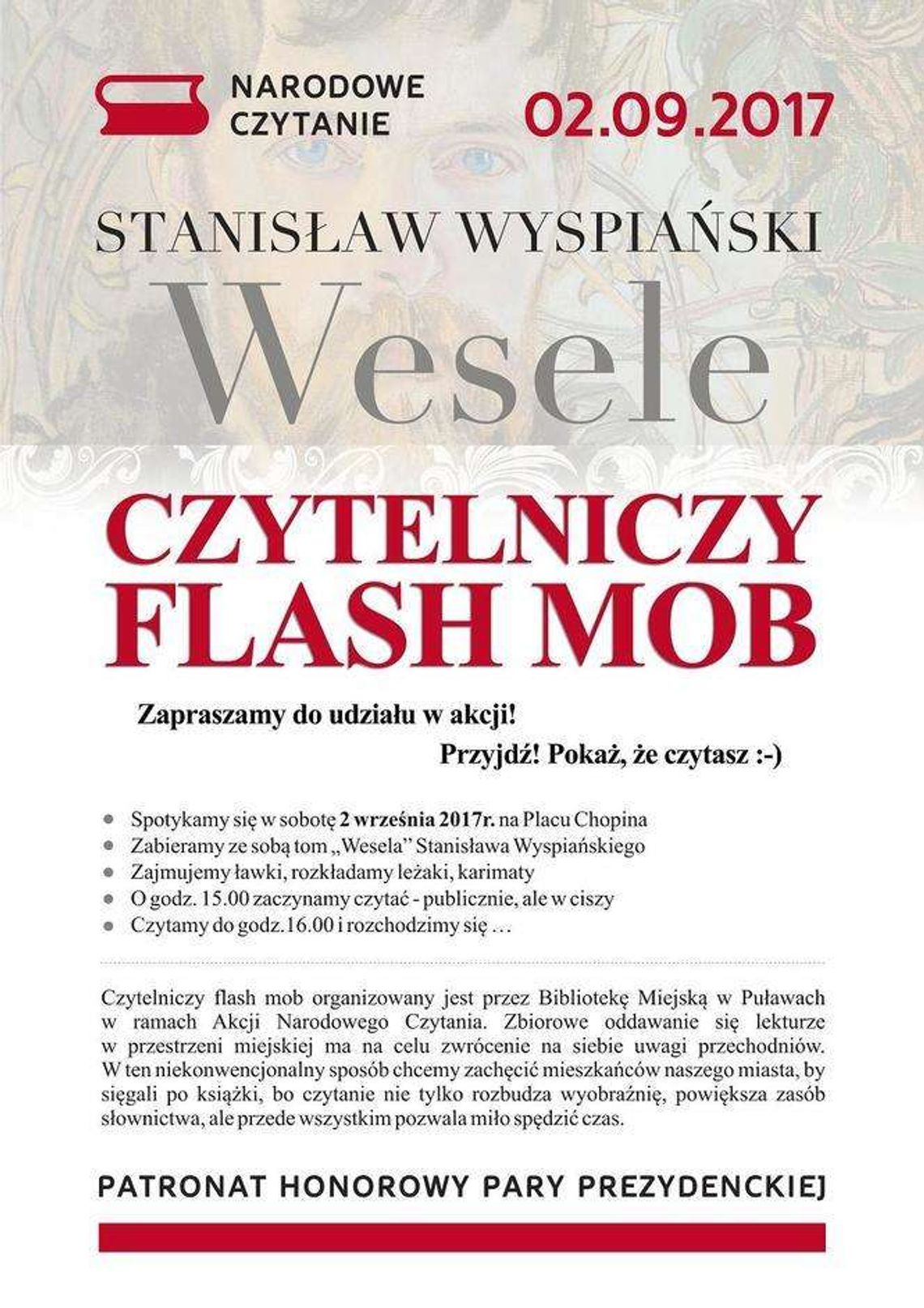 Czytelniczy Flash Mob w Puławach