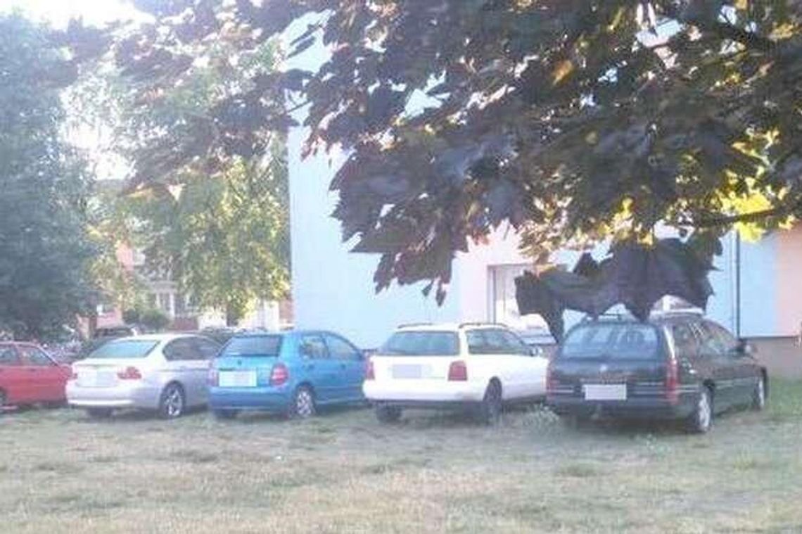 Czytelnik: Mistrzowie parkowania upodobali sobie trawnik. "Tak chcieli mieszkańcy"