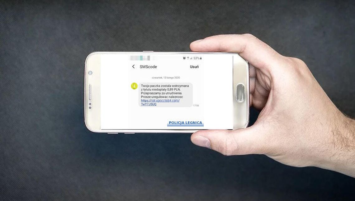 Czytelnik ostrzega przed wiadomościami od oszustów. Nabrała się na to mieszkanka Legnicy