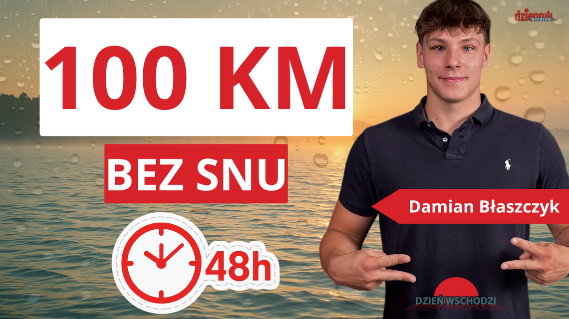 Damian przepłynie 100 km wpław. Wszystko po to, aby pomagać Damian przepłynie 100 km wpław. Wszystko po to, aby pomagać