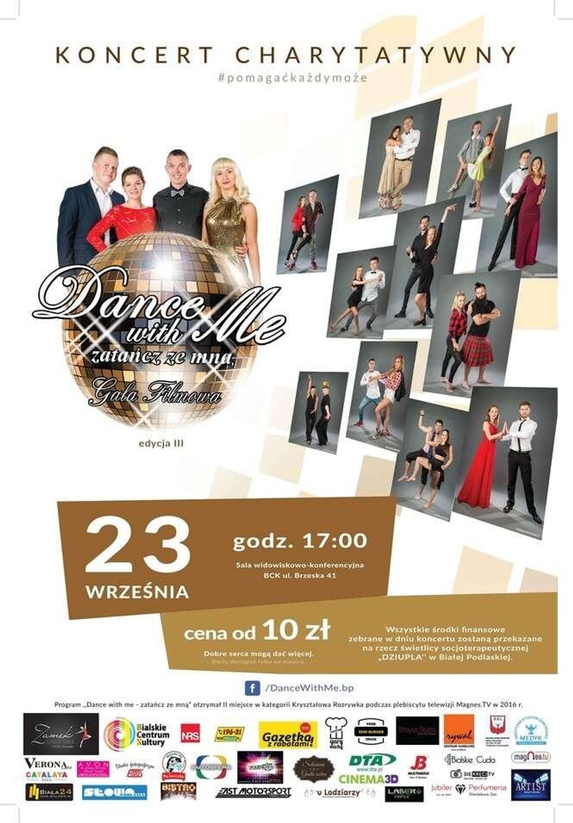 "Dance with me – zatańcz ze mną" w Białej Podlaskiej. Zatańczą w szczytnym celu