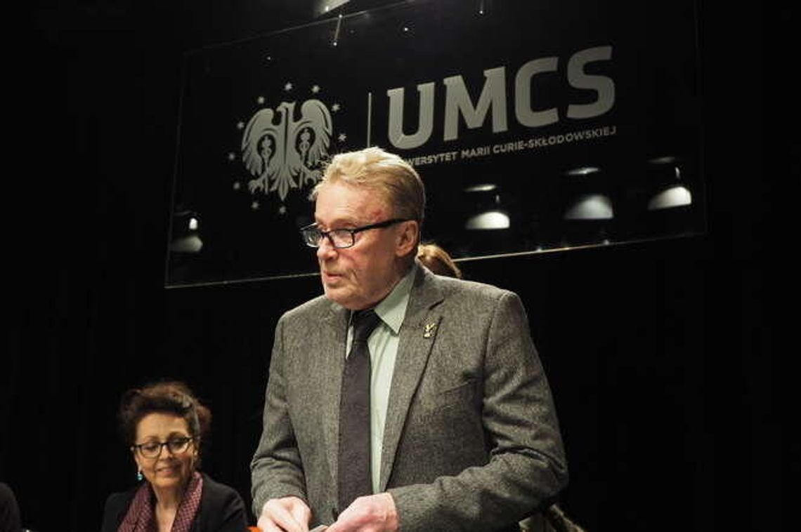 Daniel Olbrychski w Lublinie na pokazie filmu "Maria Skłodowska-Curie"