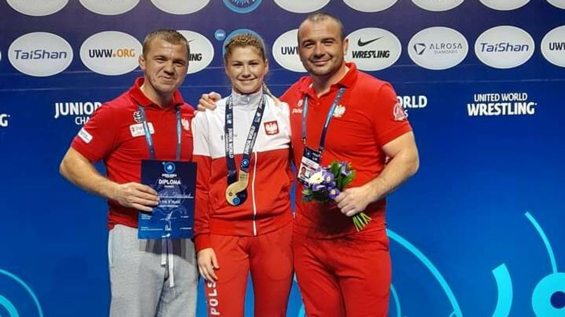Daniela Tkachuk z Cementu-Gryfa Chełm trzecia podczas MŚ juniorek w zapasach Daniela Tkachuk z Cementu-Gryfa Chełm trzecia podczas MŚ juniorek w zapasach
