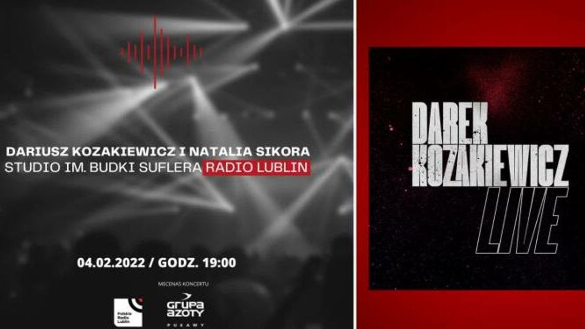 Darek Kozakiewicz i Natalia Sikora w Radiu Lublin Darek Kozakiewicz i Natalia Sikora w Radiu Lublin