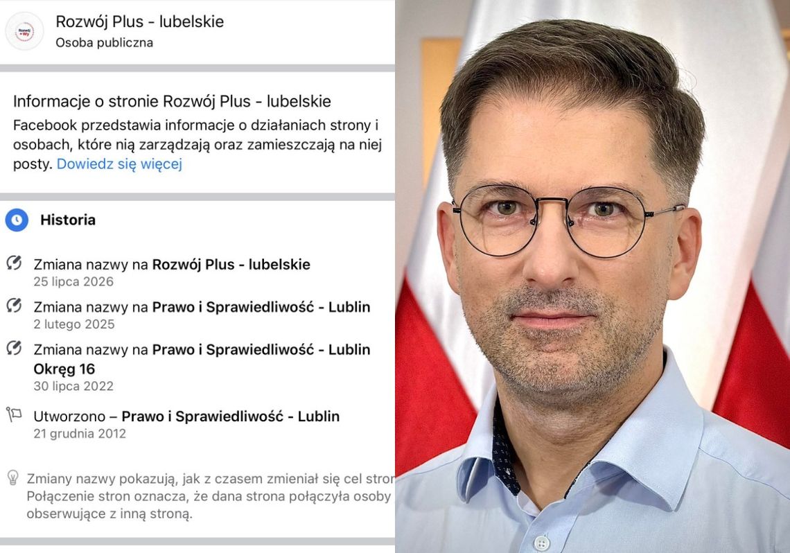 Rozwój Plus przejął profil lubelskiego PiS.  „Nie zasłużyłem na takie traktowanie”