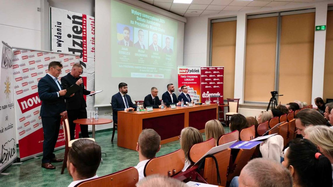 Debata kandydatów na prezydenta Chełma (na żywo)