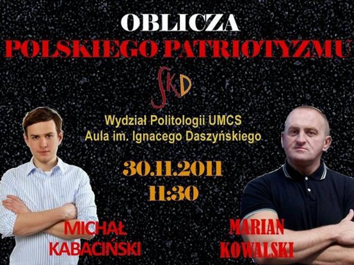 Debata posła Ruchu Palikota z ONR odwołana. \"ONR na uniwersytecie? To niedopuszczalne\" Debata posła Ruchu Palikota z ONR odwołana. \"ONR na uniwersytecie? To niedopuszczalne\"