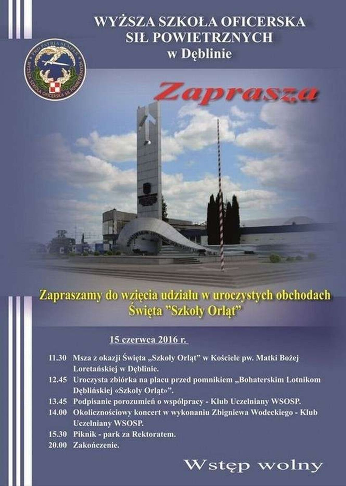 Dęblin: Lotnicy zapraszają na swoje święto