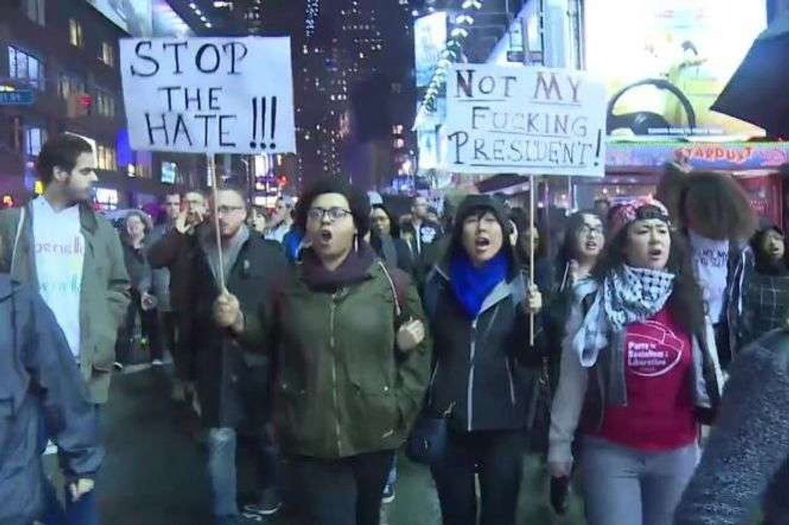 Demonstracje przeciwko Trumpowi w Nowym Jorku. 16 osób aresztowanych