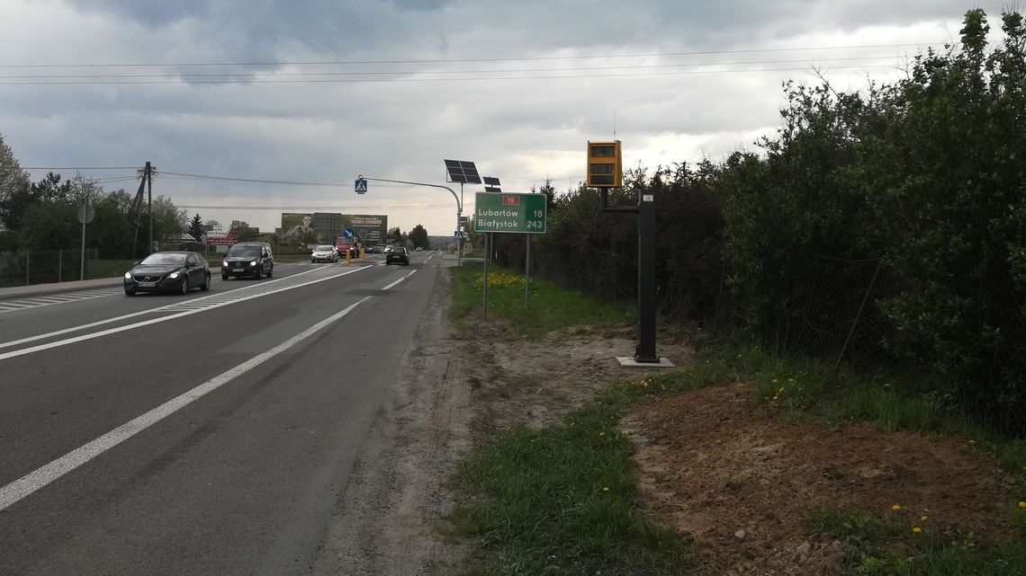 DK19. Kierowcy, noga z gazu. Pechowy fotoradar znowu działa DK19. Kierowcy, noga z gazu. Pechowy fotoradar znowu działa