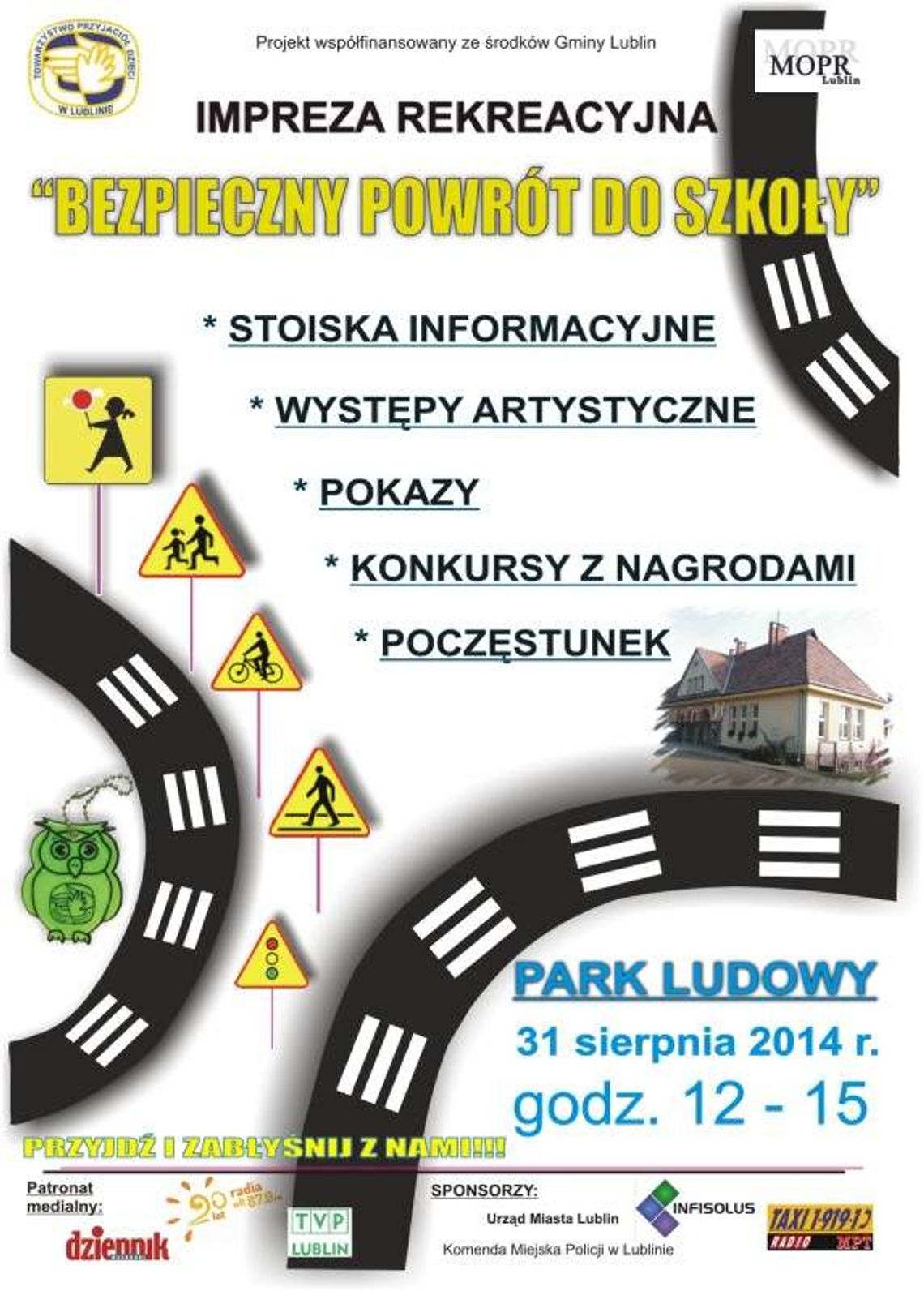 Dla bezpieczeństwa dzieci. Festyn w Parku Ludowym