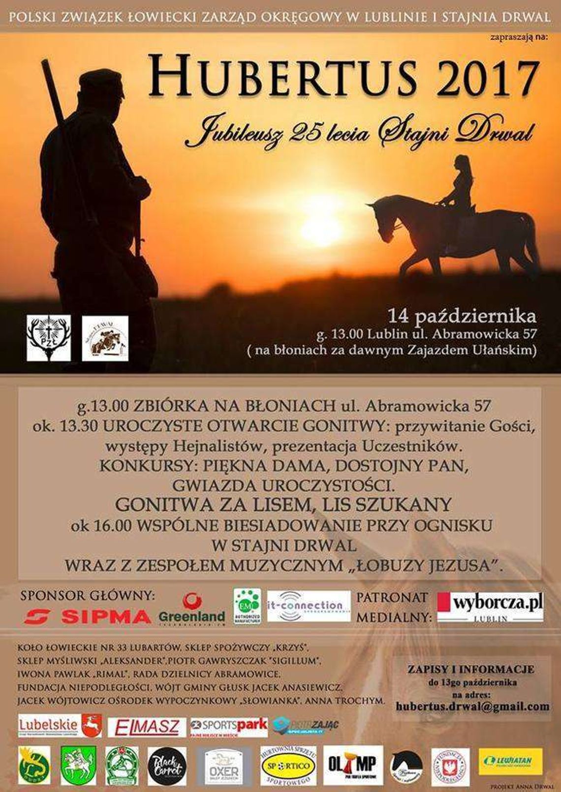 Dla miłośników koni i myśliwych. Hubertus 2017 w Stajni Drwal