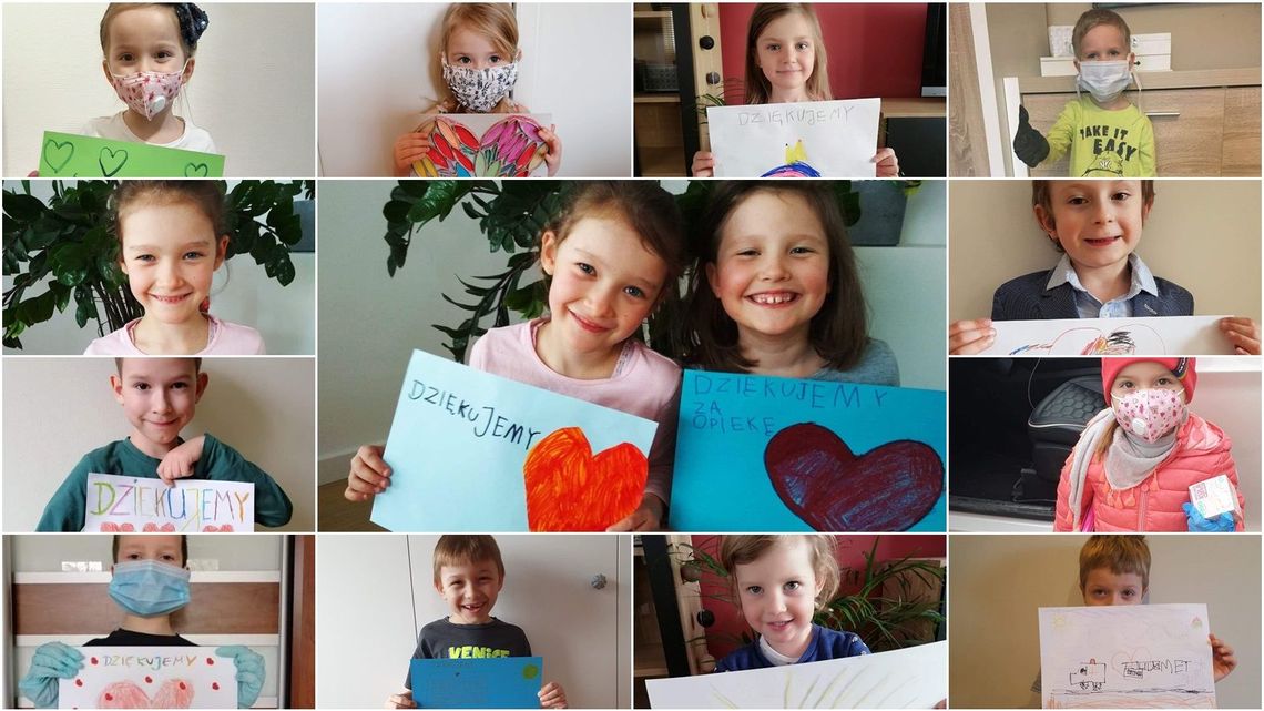 Dla wszystkich, którzy dla nas teraz pracują. Podziękowania od przedszkolaków z Lublina Dla wszystkich, którzy dla nas teraz pracują. Podziękowania od przedszkolaków z Lublina