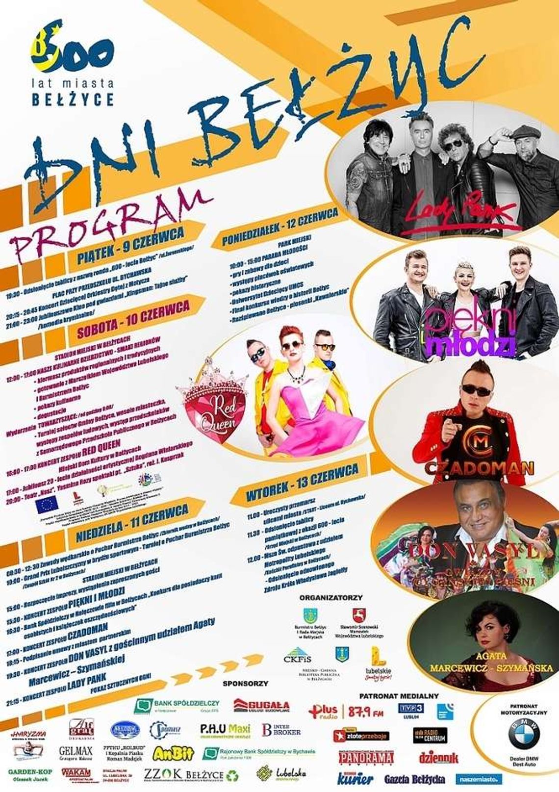 Dni Bełżyc 2017. Wystąpią m.in. Lady Pank, Red Queen i Don Wasyl