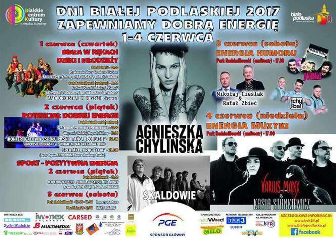 Dni Białej Podlaskiej 2017. Program wydarzeń i koncertów