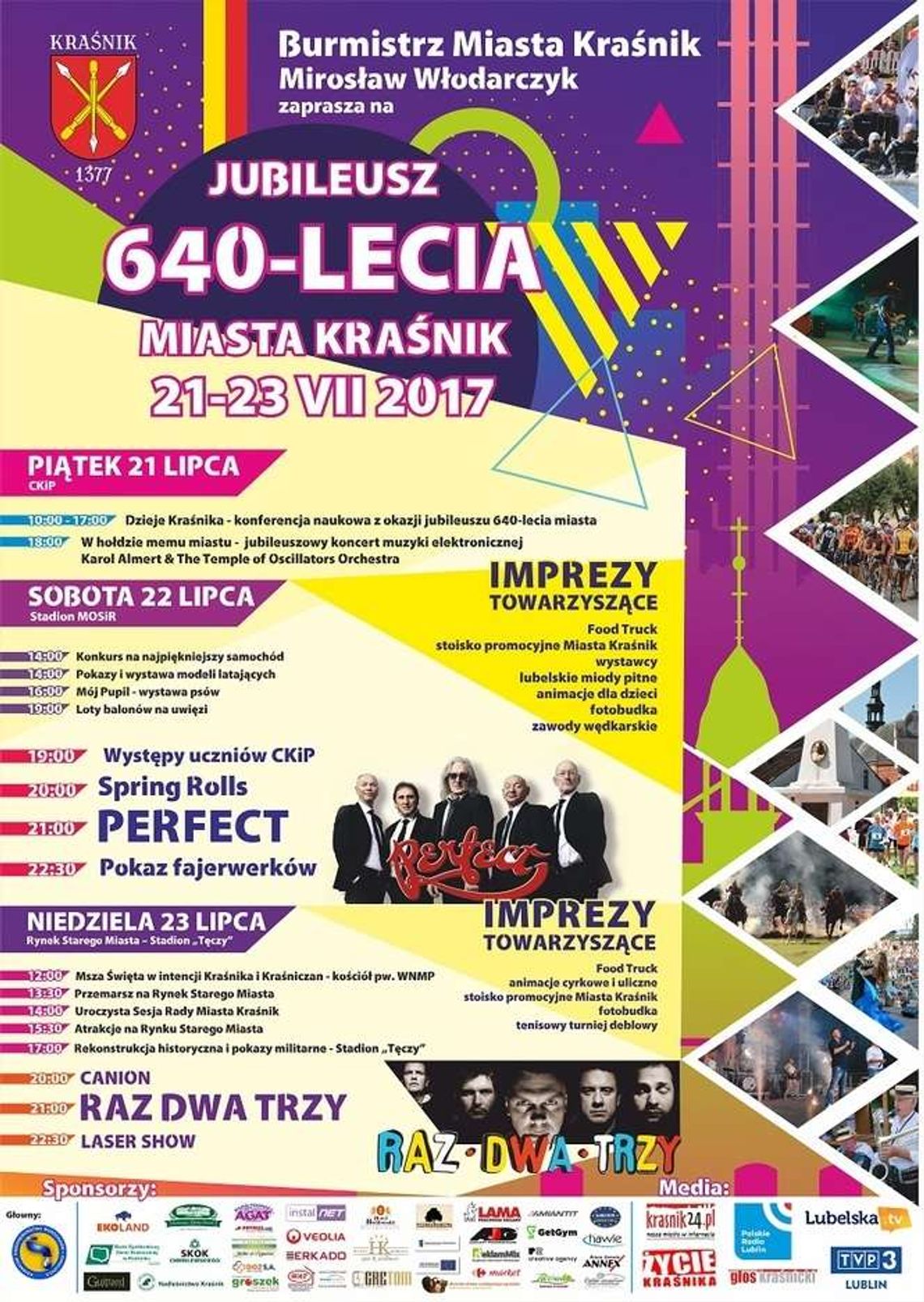 Dni Kraśnika 2017. Program koncertów i wydarzeń, zmiany w kursowaniu autobusów Dni Kraśnika 2017. Program koncertów i wydarzeń, zmiany w kursowaniu autobusów