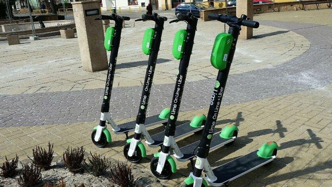 Do Chełma wjechały hulajnogi. Na rowery trzeba poczekać