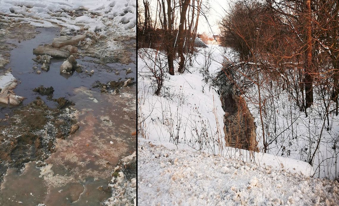 ścieki w rowie, Końskowola