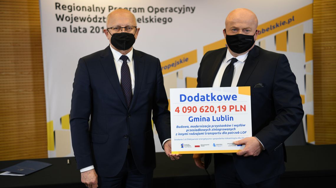 Dodatkowe 4 miliony złotych dla Lublina