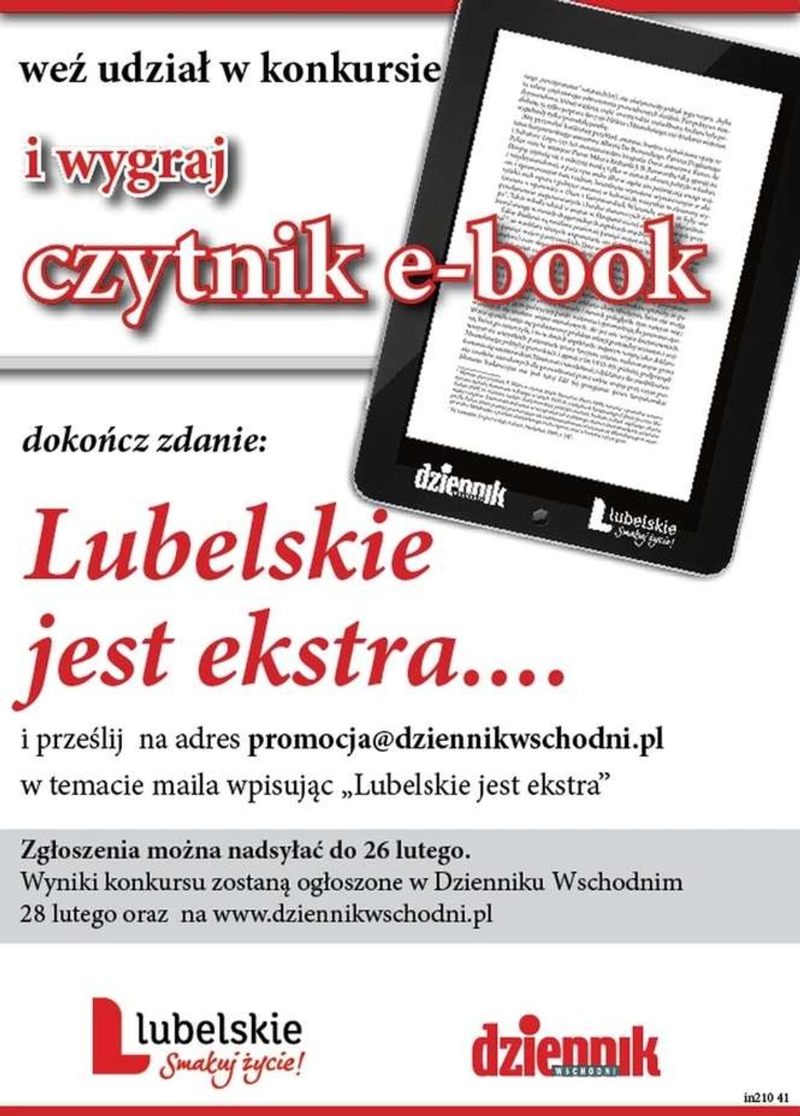 Dokończ zdanie i wygraj czytnik e-booków!