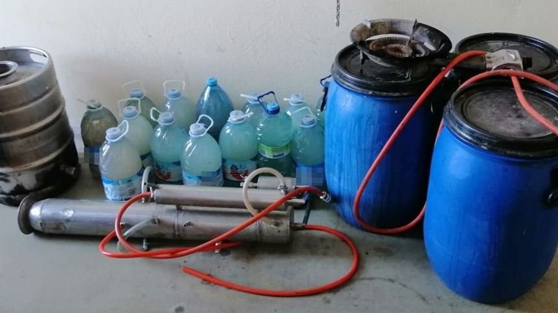 Domowa bimbrownia pod Radzyniem Podlaskim Domowa bimbrownia pod Radzyniem Podlaskim