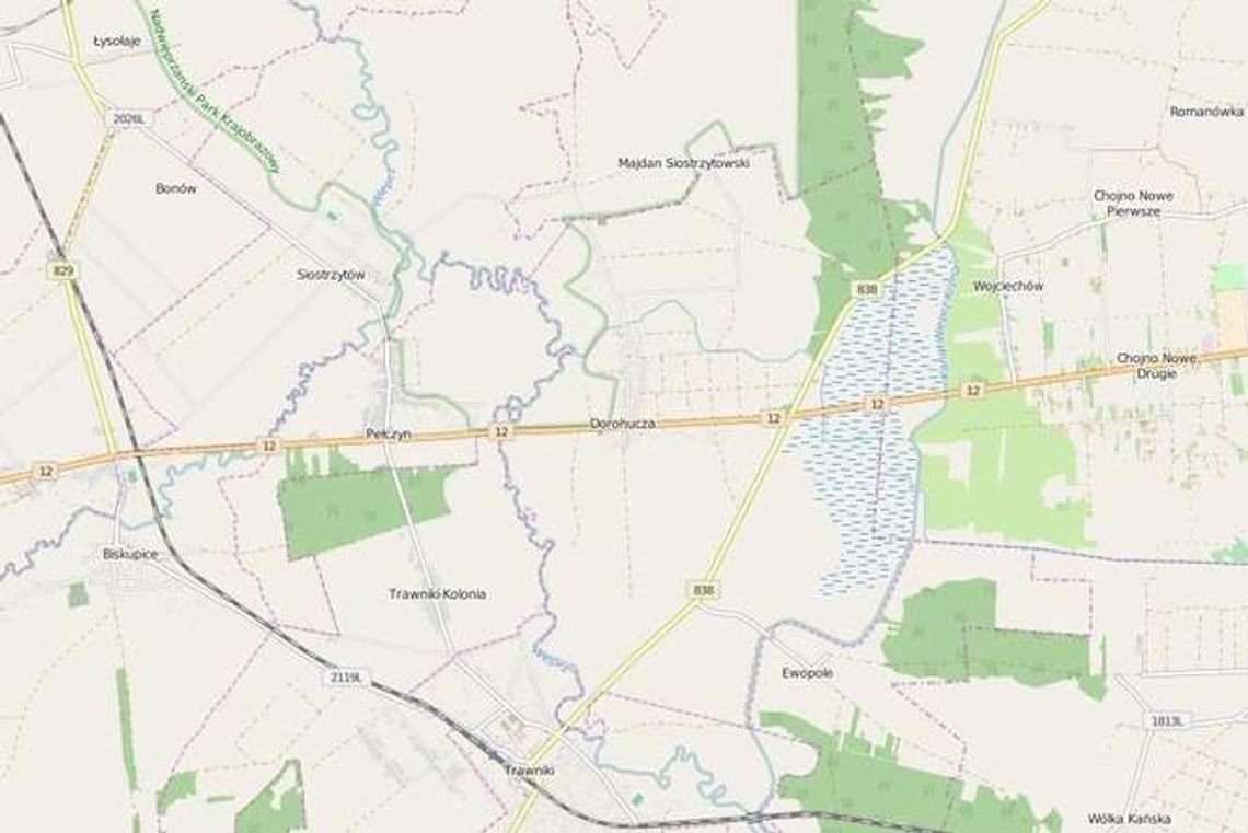 Dorohucza. Wypadek na drodze krajowej nr 12