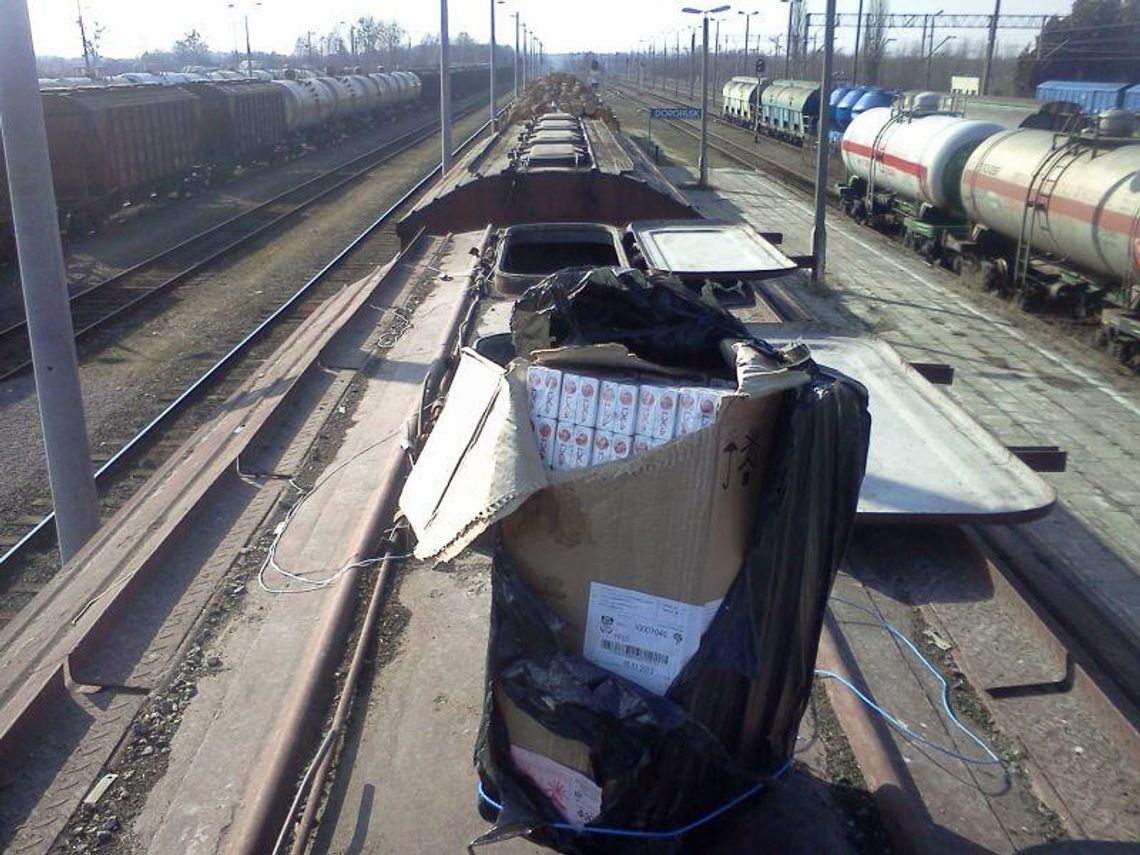 Dorohusk: Przemytnicy ukryli papierosy w ładunku rzepaku