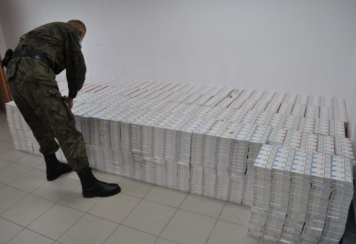 Dorohusk: Tysiące paczek papierosów w ładunku tłucznia