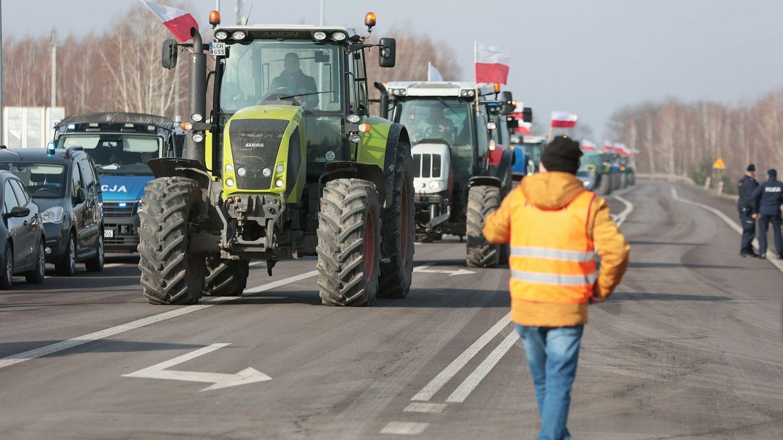 Dorohusk zablokowany. Rolnicy znowu protestują 