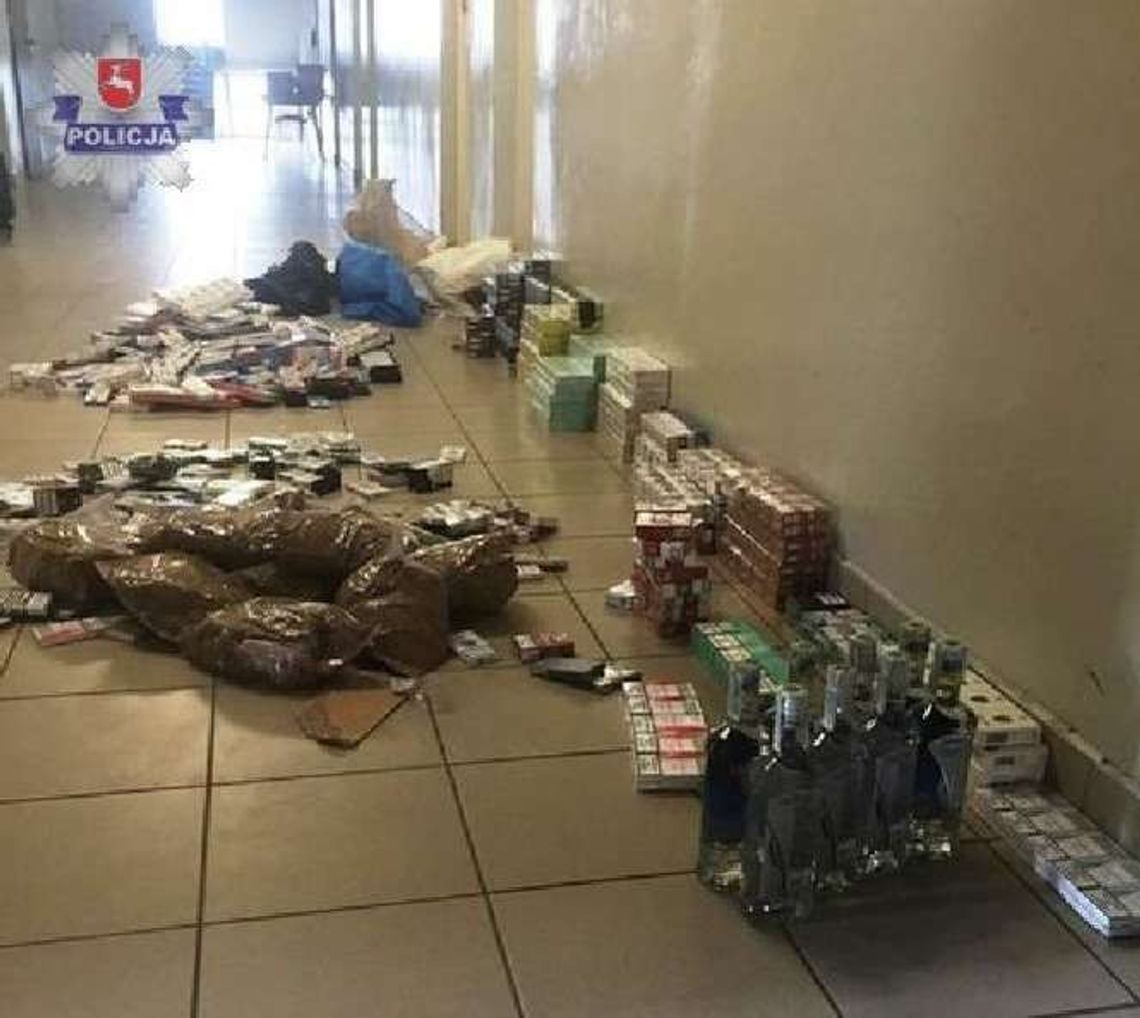 Dostawa na targowisko na Kalinie. Papierosy, tytoń i alkohol bez akcyzy