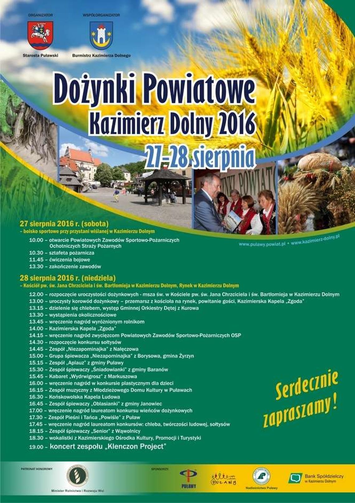 Dożynki Powiatowe w Kazimierzu Dolnym 2016