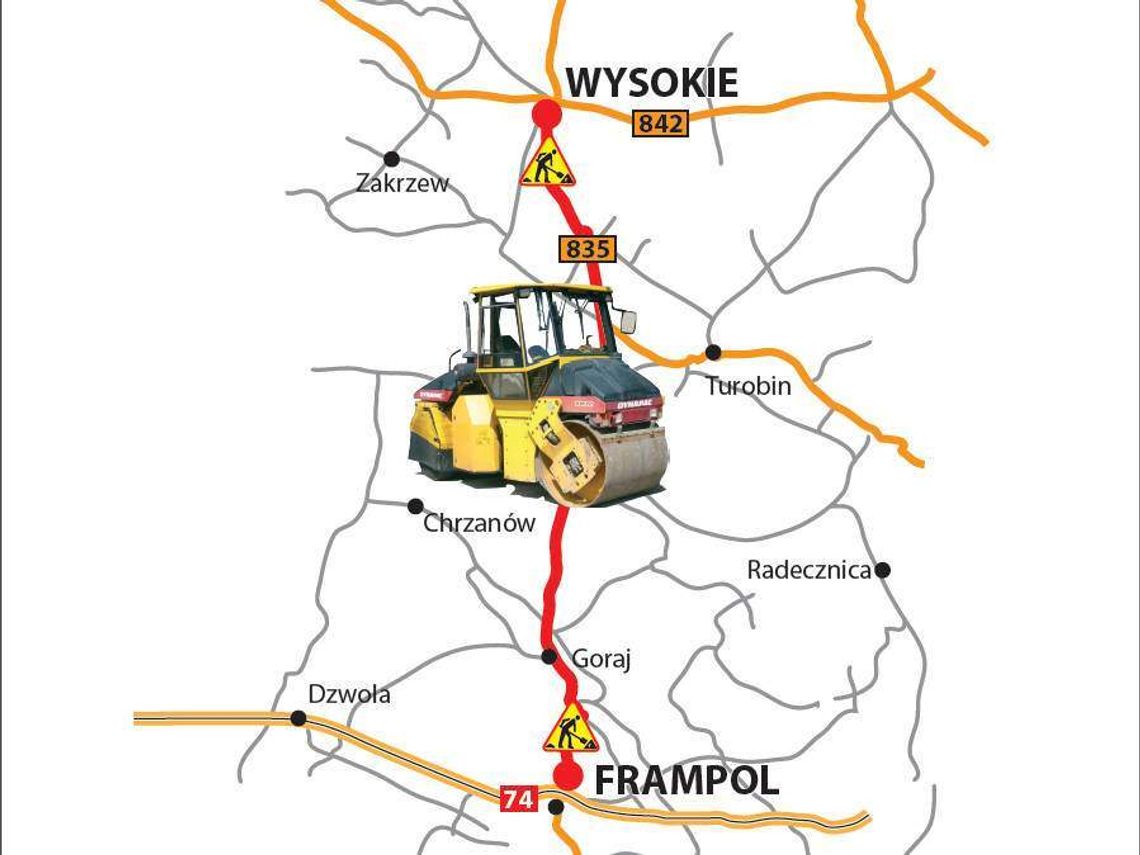 Droga Frampol-Wysokie wreszcie przestanie straszyć