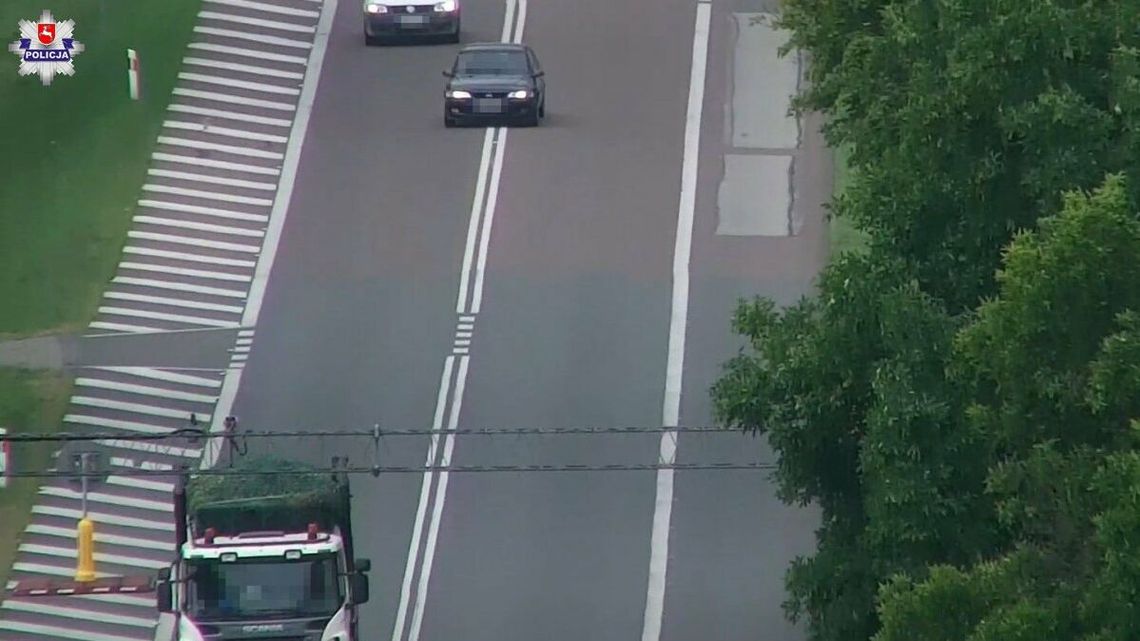 Dron pomaga policji walczyć z piratami drogowymi