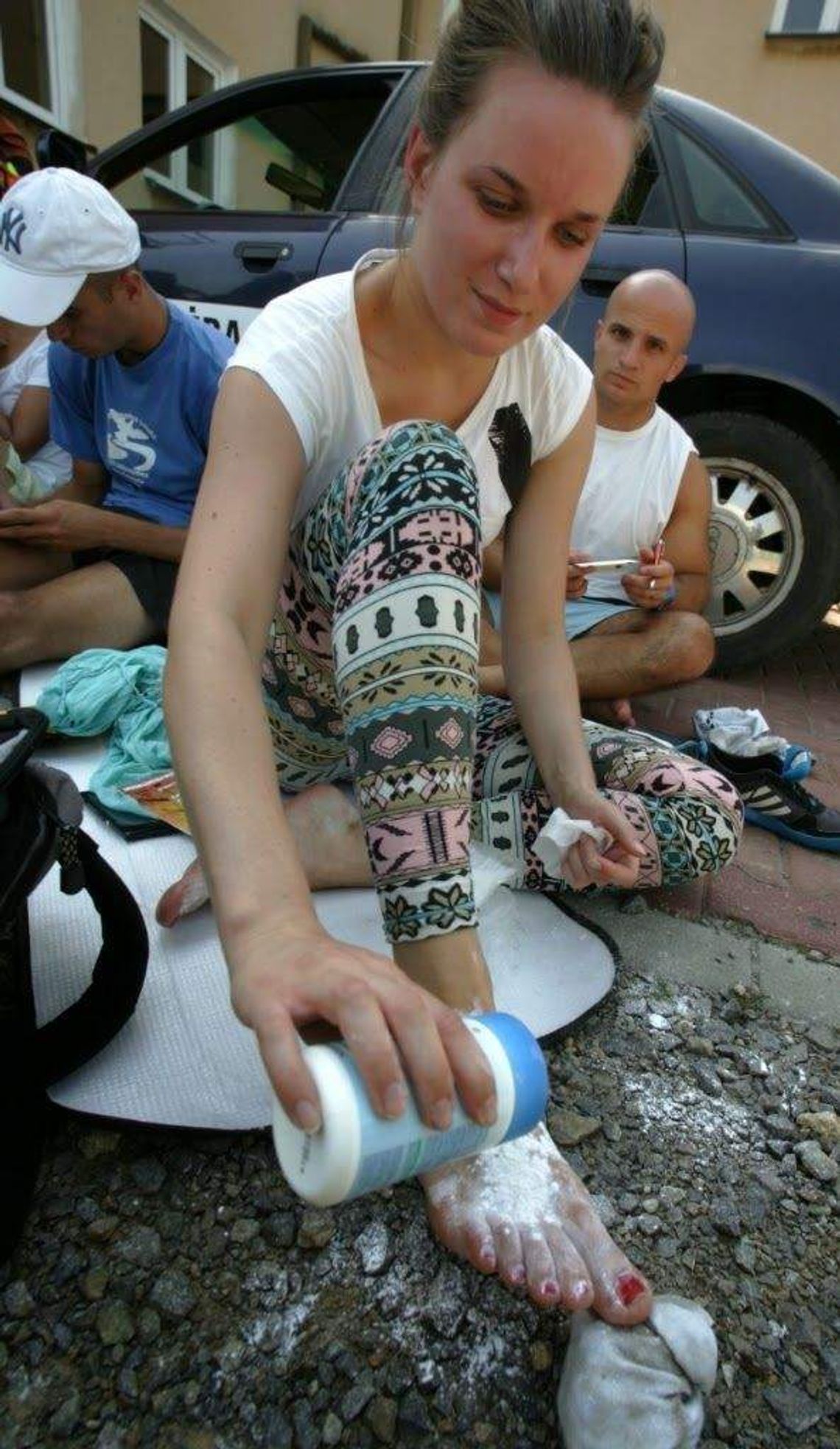 Drugi dzień pielgrzymki. Upał i 30 km marszu